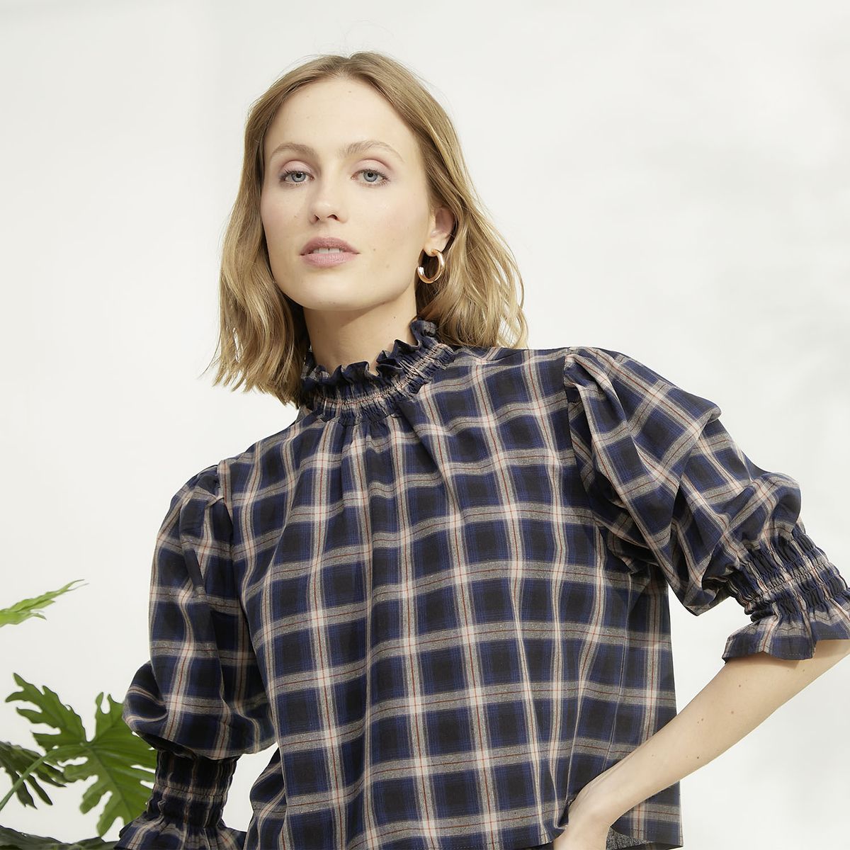 ROSSAMOLA - Blusa Manga Larga Algodón Mujer Rossamola