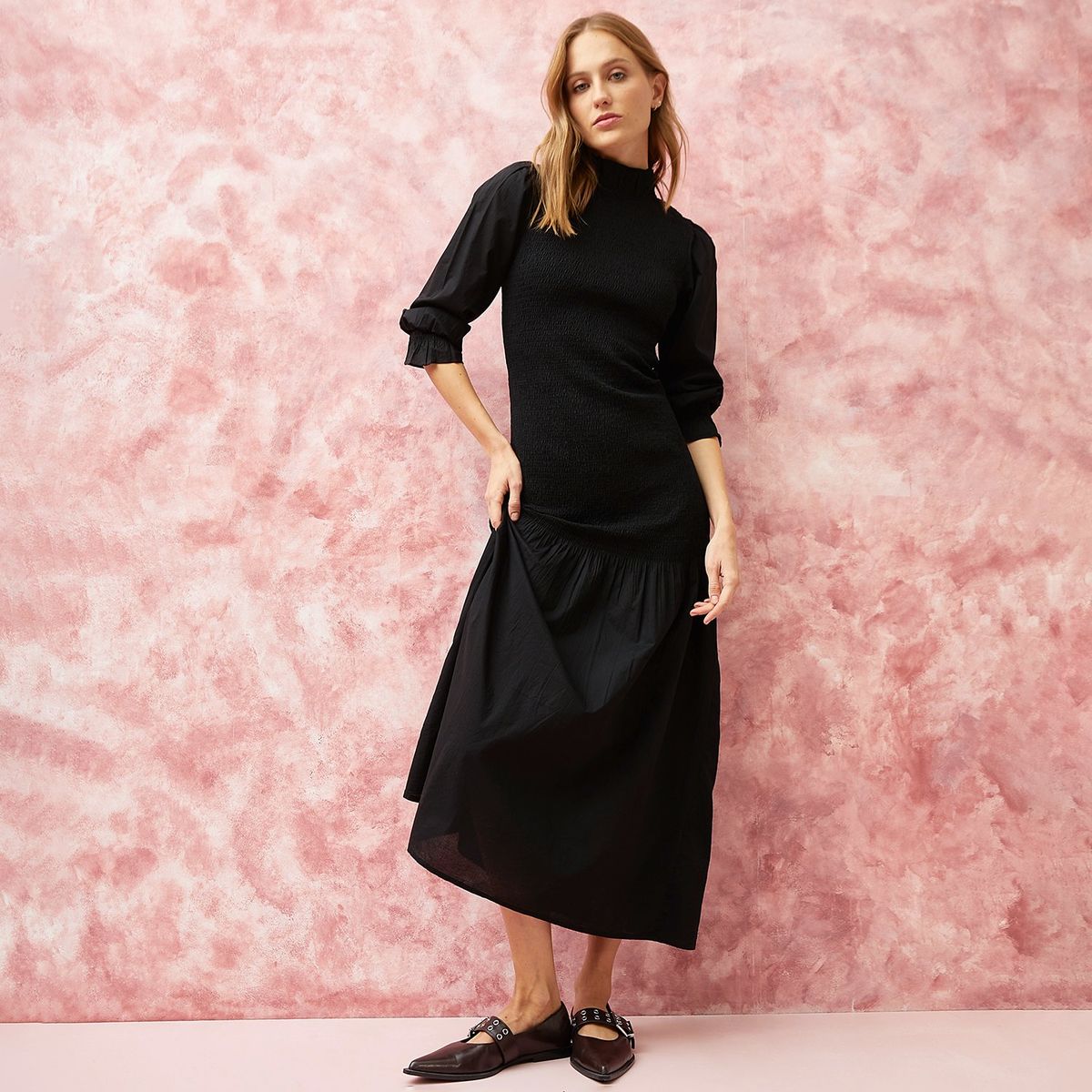 ROSSAMOLA - Vestido Largo Algodón Mujer Rossamola