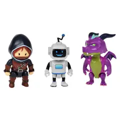 STUMBLE GUYS - Pack 3 Figuras 8 Cm Stumblebot Mk2