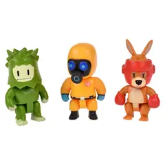 STUMBLE GUYS - Pack 3 Figuras 8 Cm Hazmat Nbc
