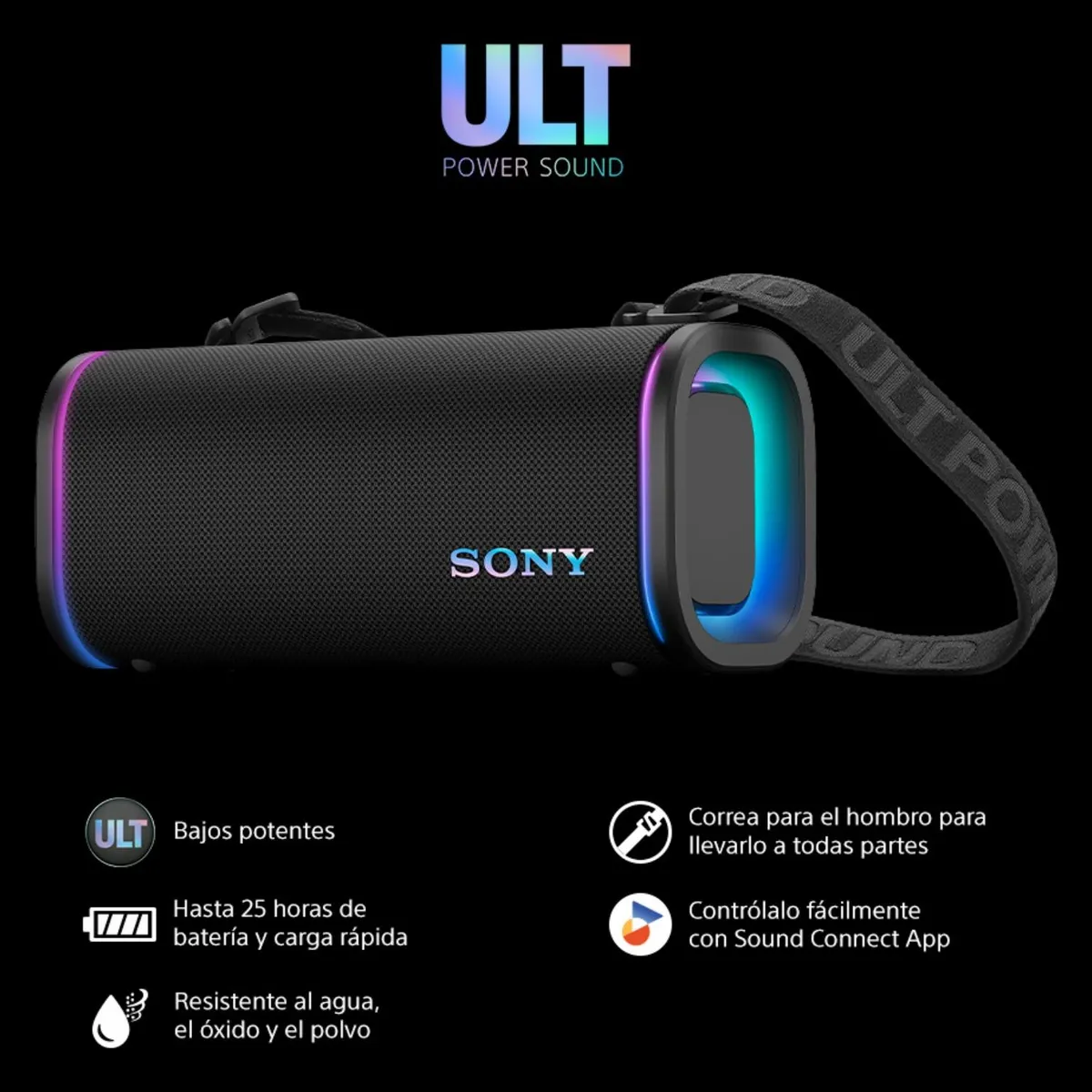 SONY - Parlante Bluetooth SRS-ULT50/BZLA Sony
