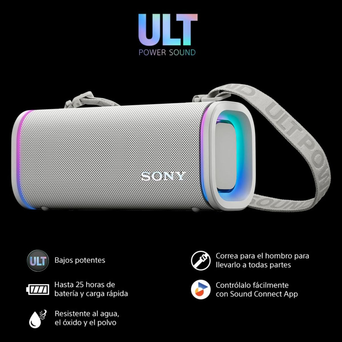 SONY - Parlante Bluetooth SRS-ULT50/BZLA Sony