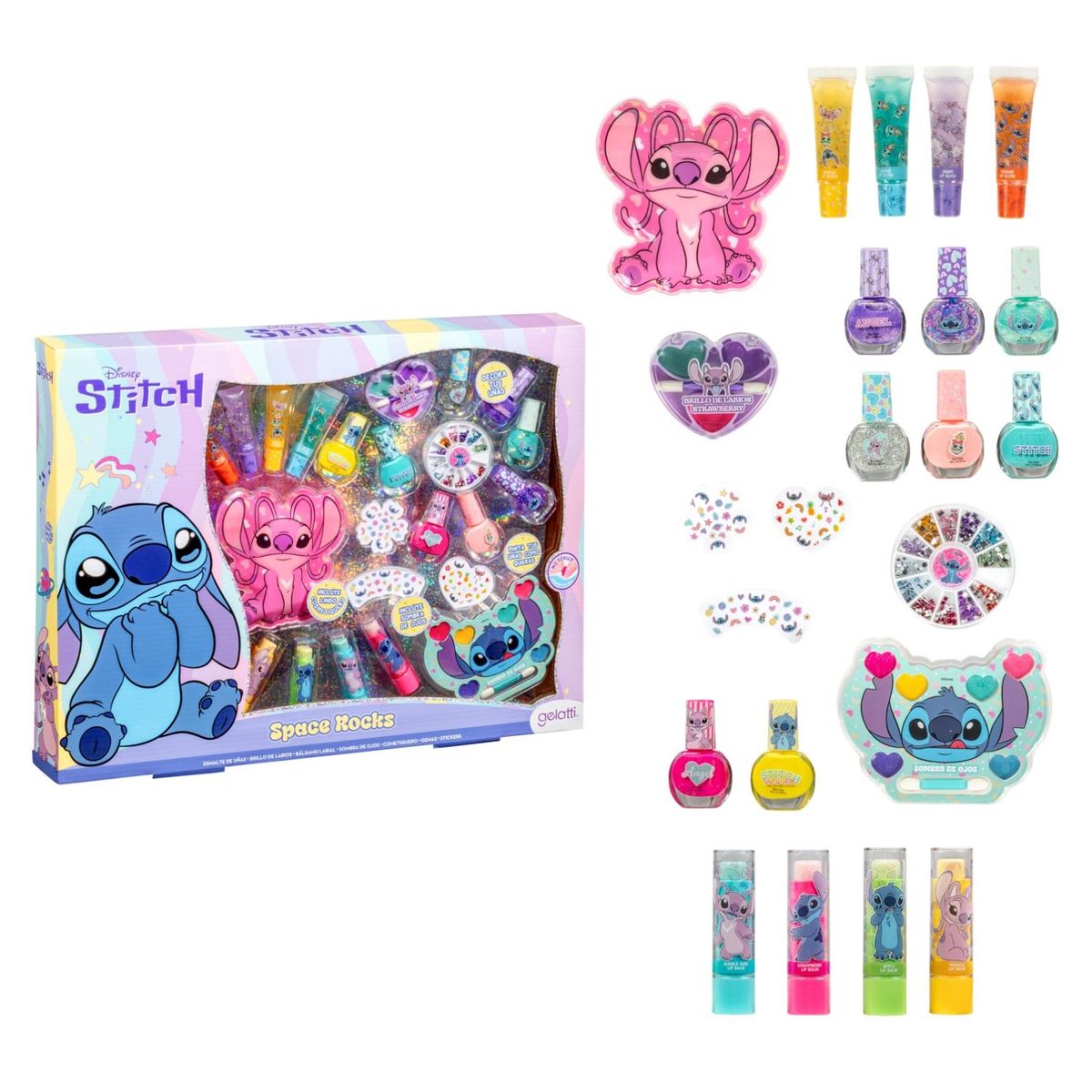 GELATTI - Estuche Maquillaje + Cosmetico Stitch Gelatti