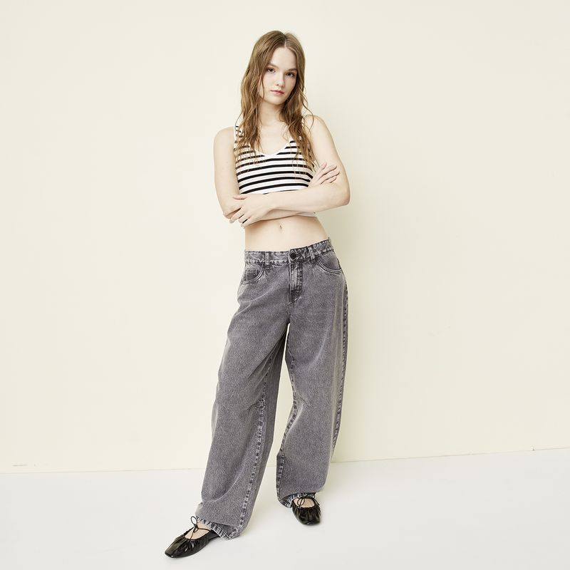 SYBILLA - Jeans Baggy Algodón Mujer Sybilla