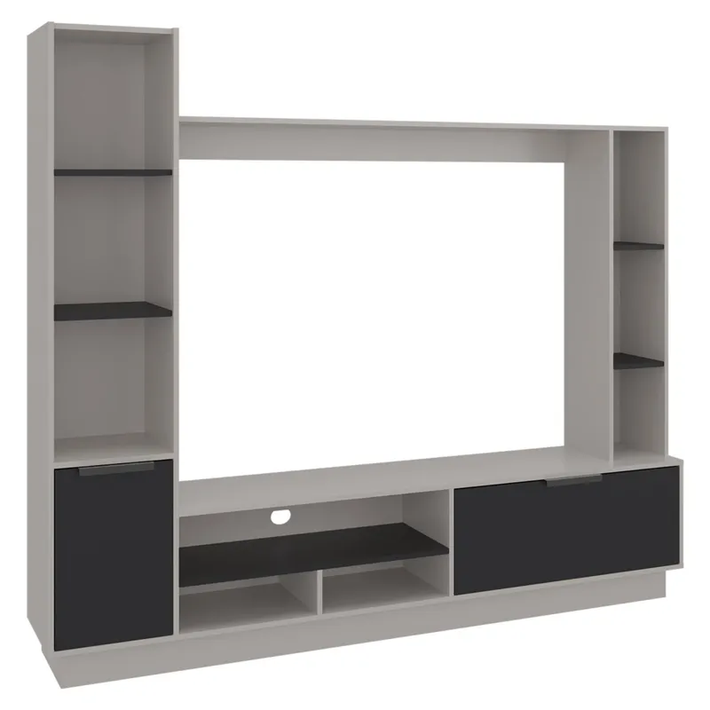 TUHOME - Estante Tv 60" Marsella 2 Puertas Capri Y Wengue Tuhome