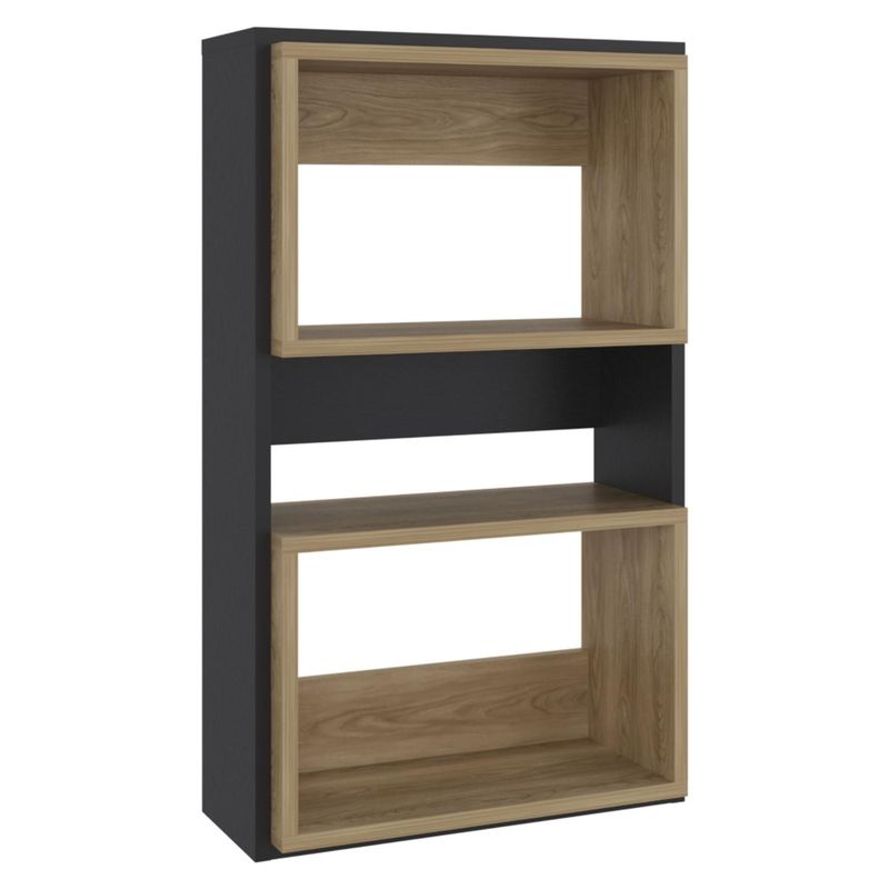 TUHOME - Mueble Auxilar Muro Baño Eco Wengue Y Fresno