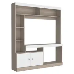 TUHOME - Estante Tv 65" Dante Bardolino Y Blanco