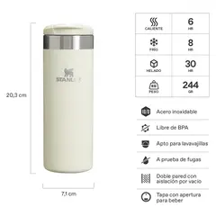 STANLEY - Botella Térmica Transit Mug 473 Ml Crema