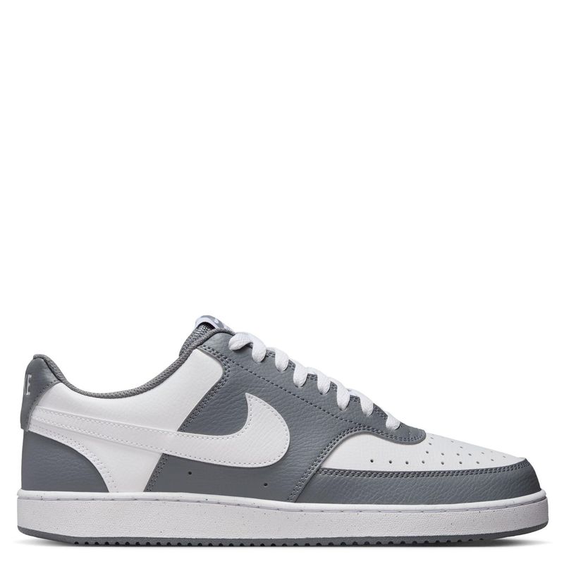 NIKE - Court Vision Lo Zapatilla Urbana Hombre Cuero Gris Nike