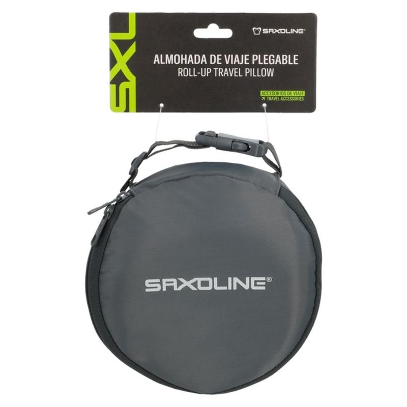 SAXOLINE - Almohada Cervical Enrollable Para Viaje Saxoline Gris