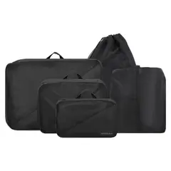 SAXOLINE - Organizadores De Equipaje Para Maletas Negro