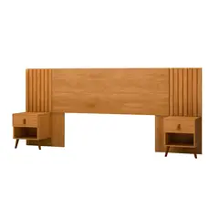 BE DESIGN - Respaldo Adaptable Capitone Blanco Miel