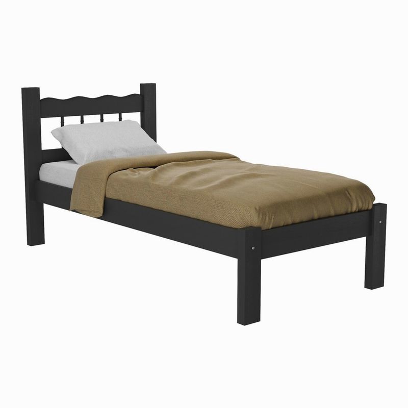 BE DESIGN - Cama 1 Plaza Berlin Negro Be Design