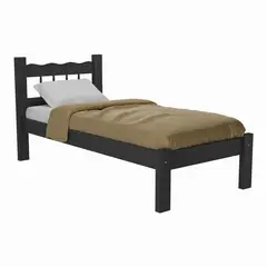 BE DESIGN - Cama 1 Plaza Berlin Negro