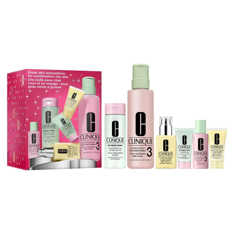 CLINIQUE Set 3 Pasos Piel 3: Mixta-Grasa
