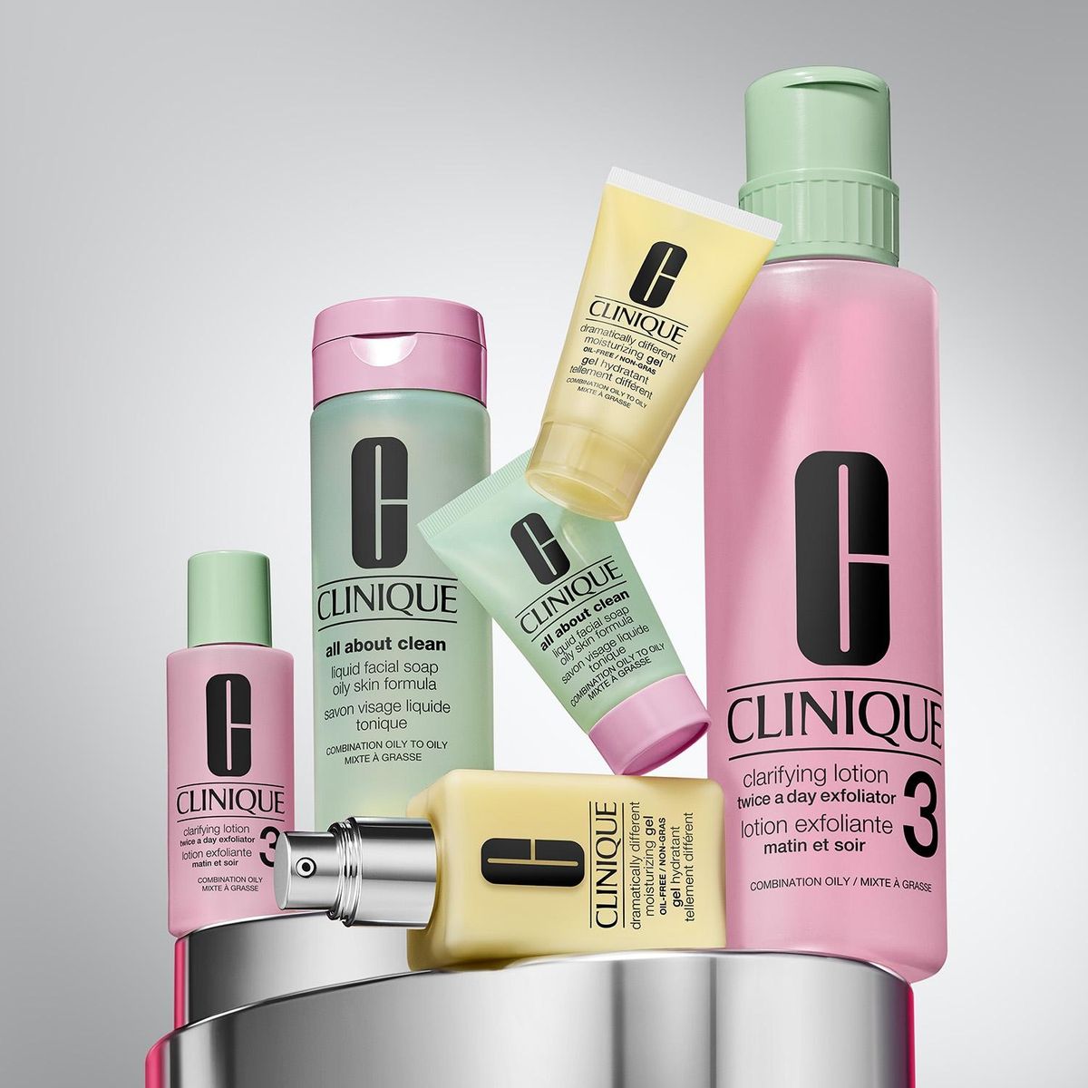 CLINIQUE - Set 3 Pasos Piel 3: Mixta-Grasa Clinique