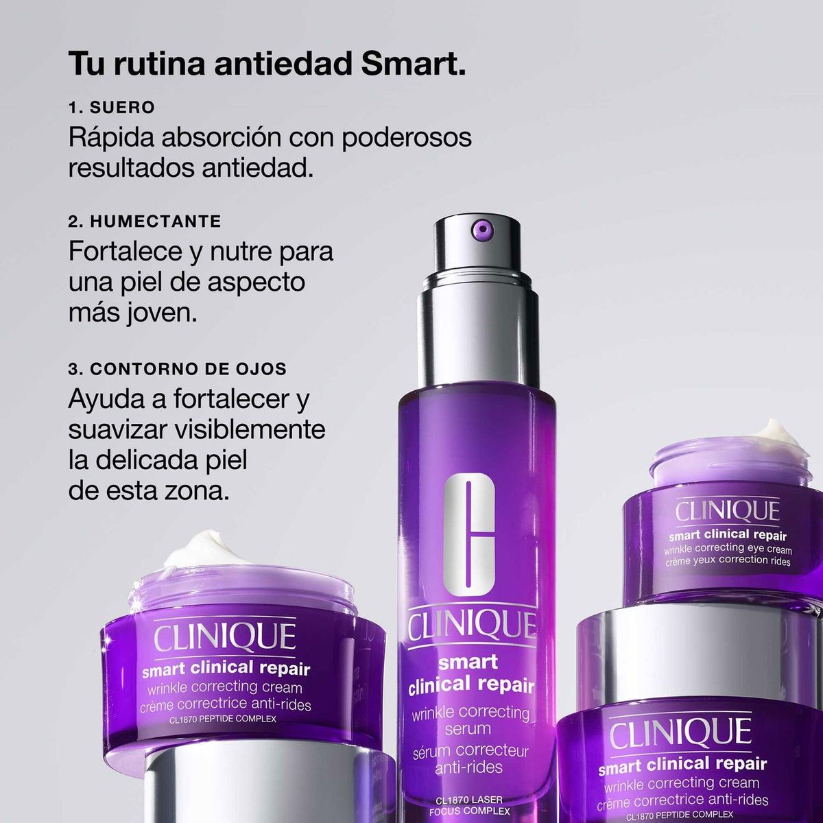 CLINIQUE - Set Rutina Antiedad De Expertos Smart Clinique