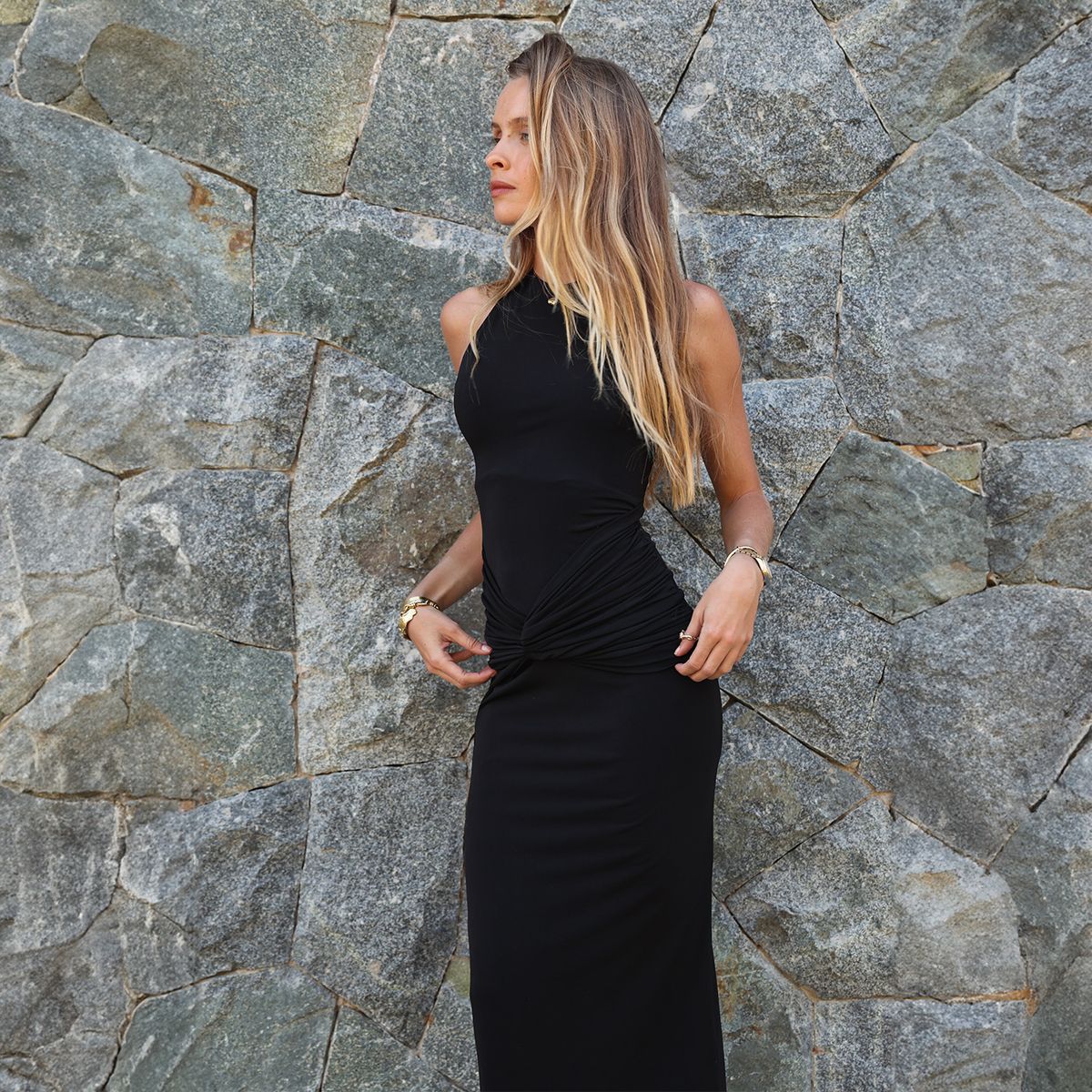 BASEMENT - Vestido Largo Basement x Paula Mekis