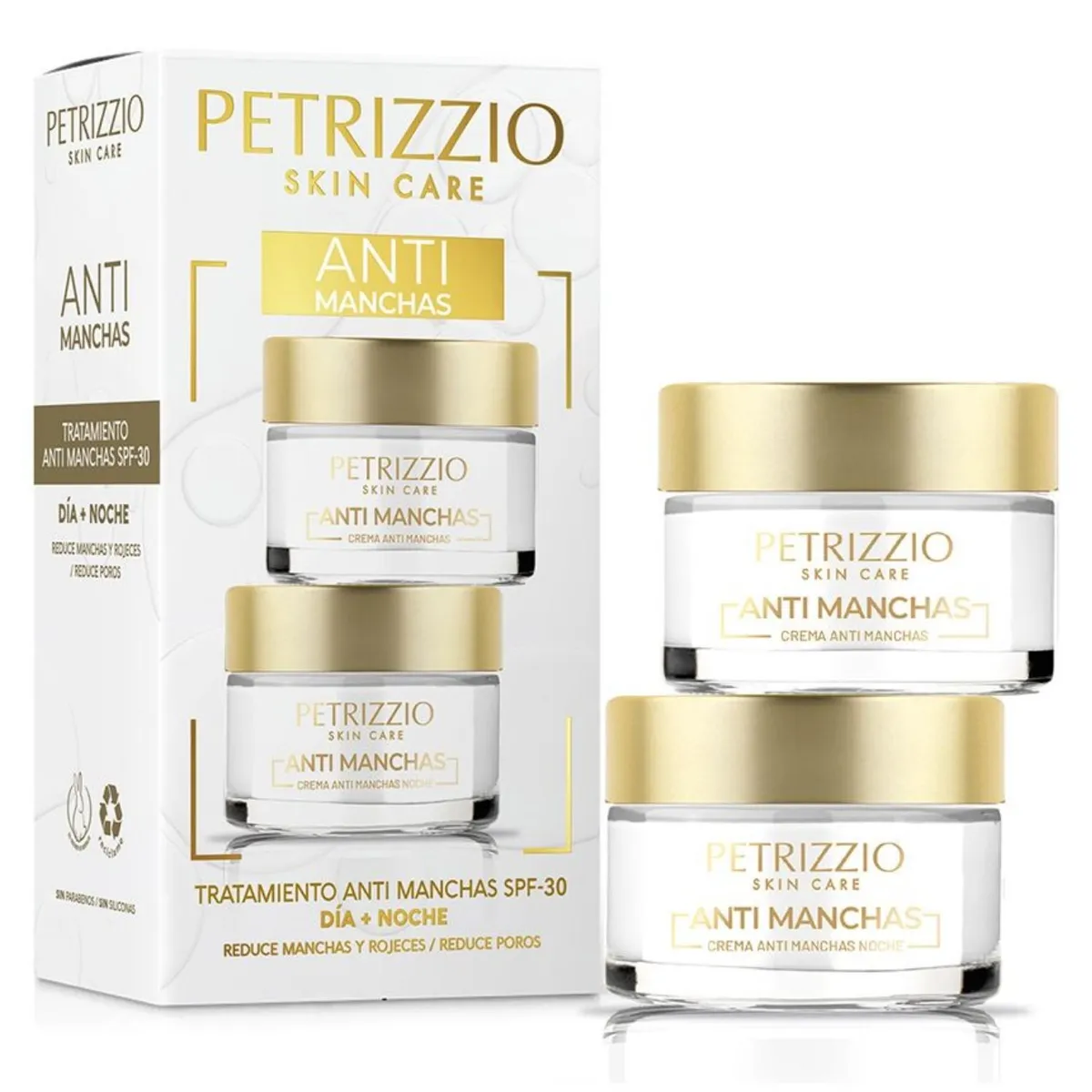 PETRIZZIO - Set De Cremas Antimanchas Día Y Noche 50 Gr Hidratante Petrizzio