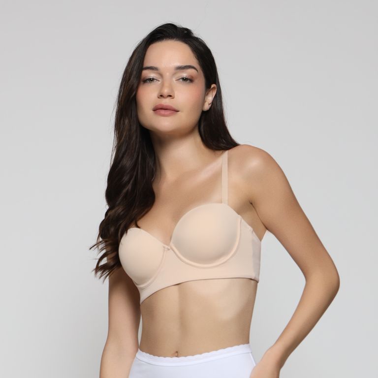 Sostén Strapless Copa B Mujer