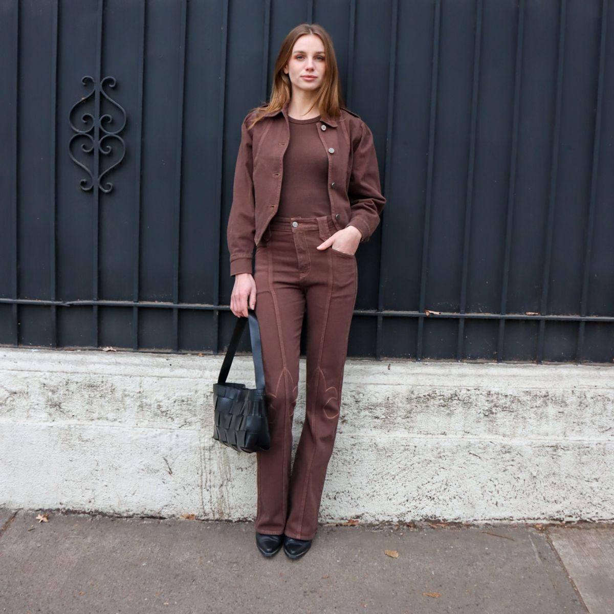 MARINA MIA - Pantalón Tiro Alto Mujer Marina Mia