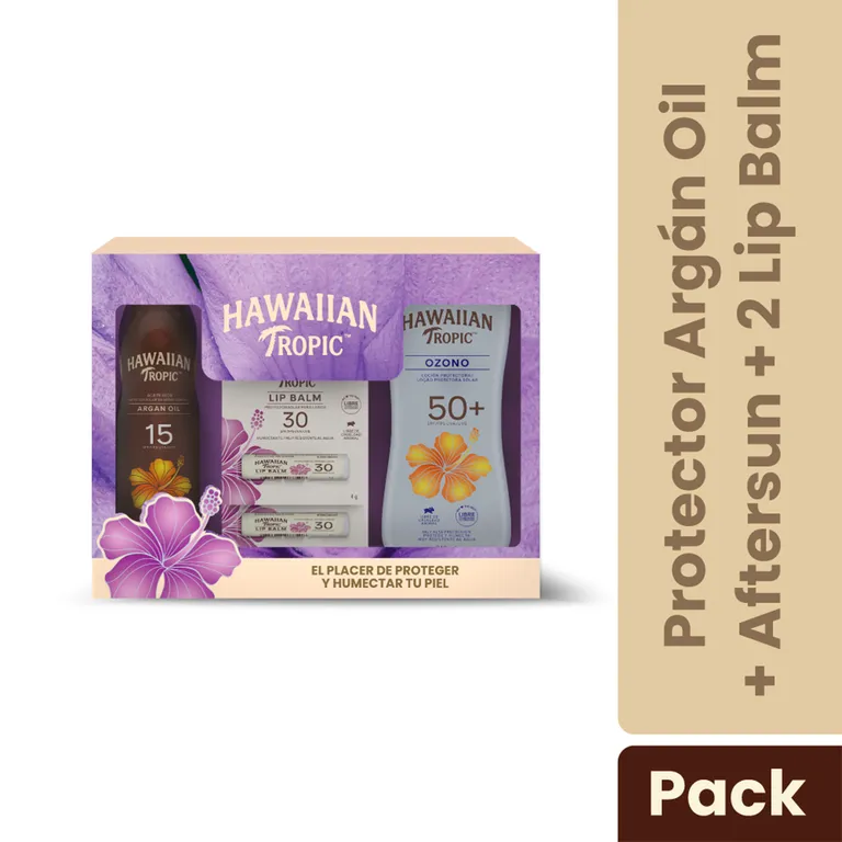 Tripack Ozono 240ML + Labial + Argan Oil 180ML