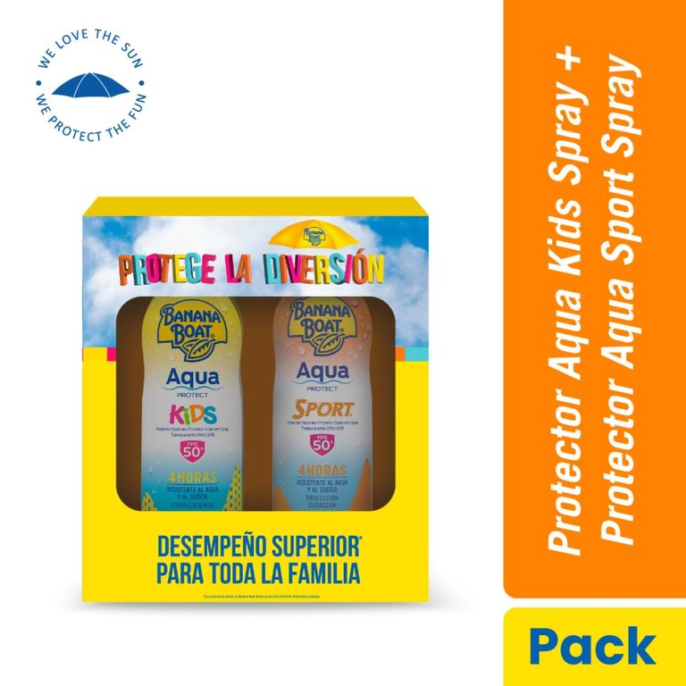 Pack Aqua Protect Sport + Kids FPS 50+