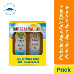 BANANA BOAT - Pack Aqua Protect Sport + Kids FPS 50+