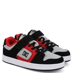 DC SHOES - Manteca4V 005 Zapatilla Outdoor Niño Cuero Negro (33 a 39)