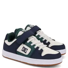 DC SHOES - Manteca4V 412 Zapatilla Outdoor Niño Cuero Azul (33 a 39)