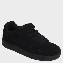 DC SHOES - Manteca4V Zapatilla Urbana Niño Cuero Negro (33 a 36.5)
