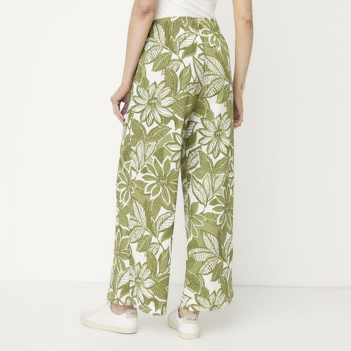 S COCCI - Pantalón Wide Leg Tiro Alto Mujer S Cocci