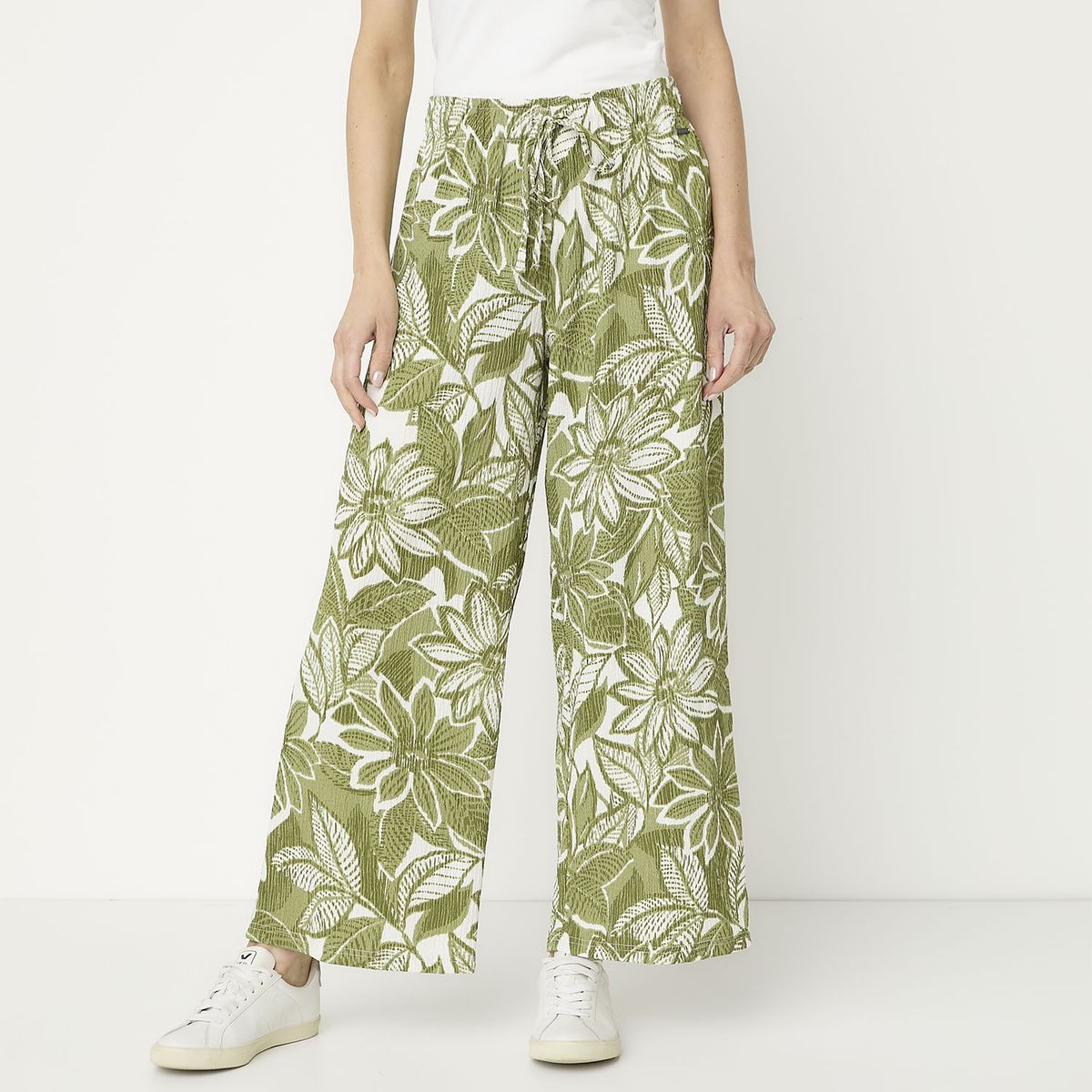 S COCCI - Pantalón Wide Leg Tiro Alto Mujer S Cocci
