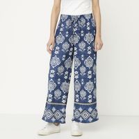 Pantalón Palazzo Tiro Alto Mujer