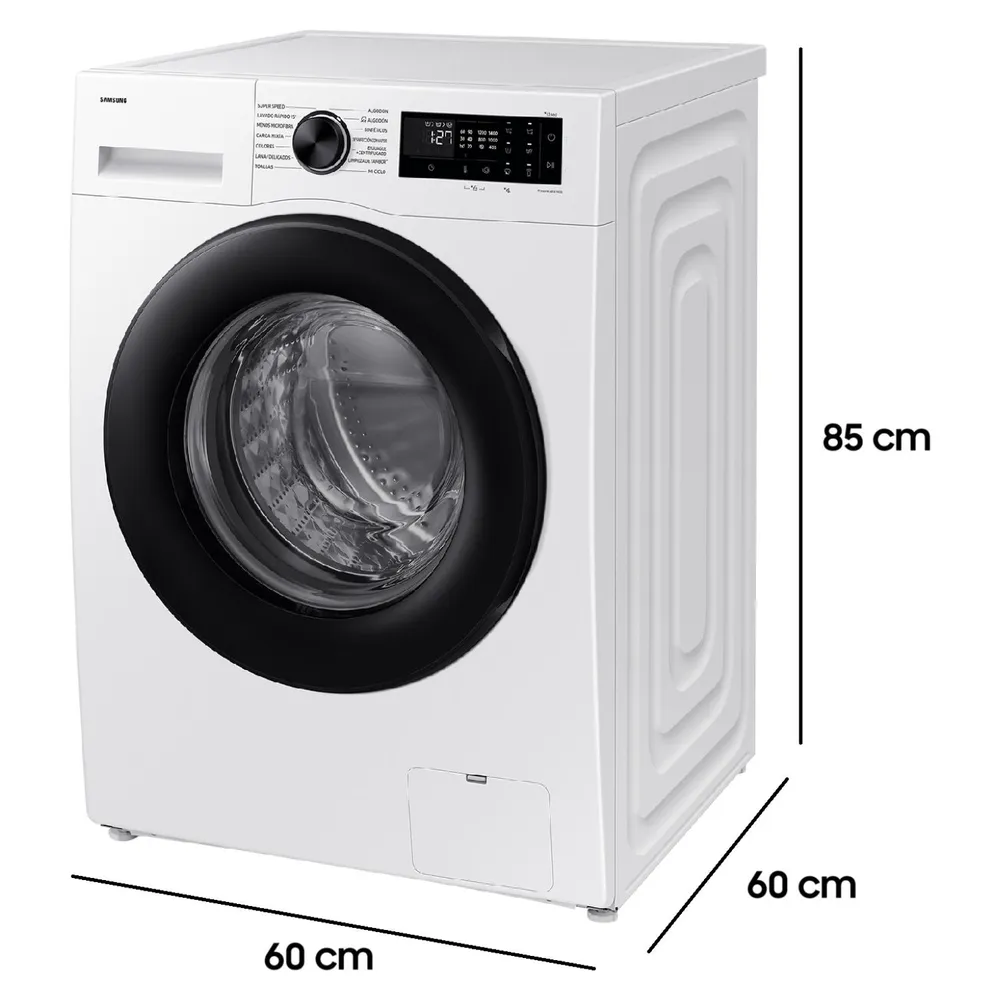 Lavadora Frontal 10.5kg con AI Energy Mode Acero Inoxidable, foto 3