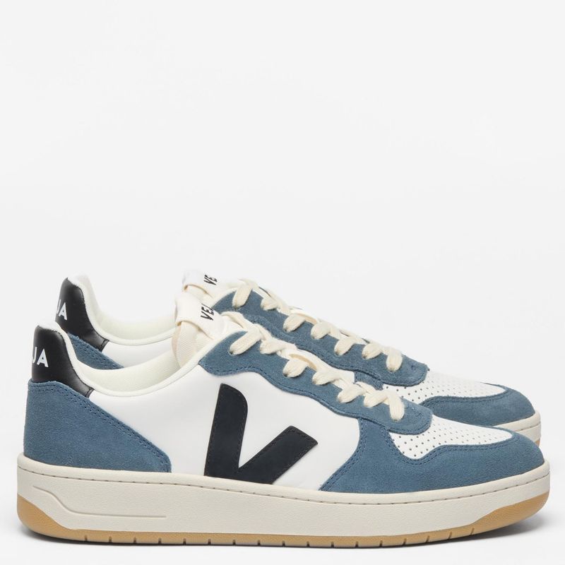 VEJA - V-10 Ex Whi Cali Zapatilla Urbana Hombre Celeste Veja