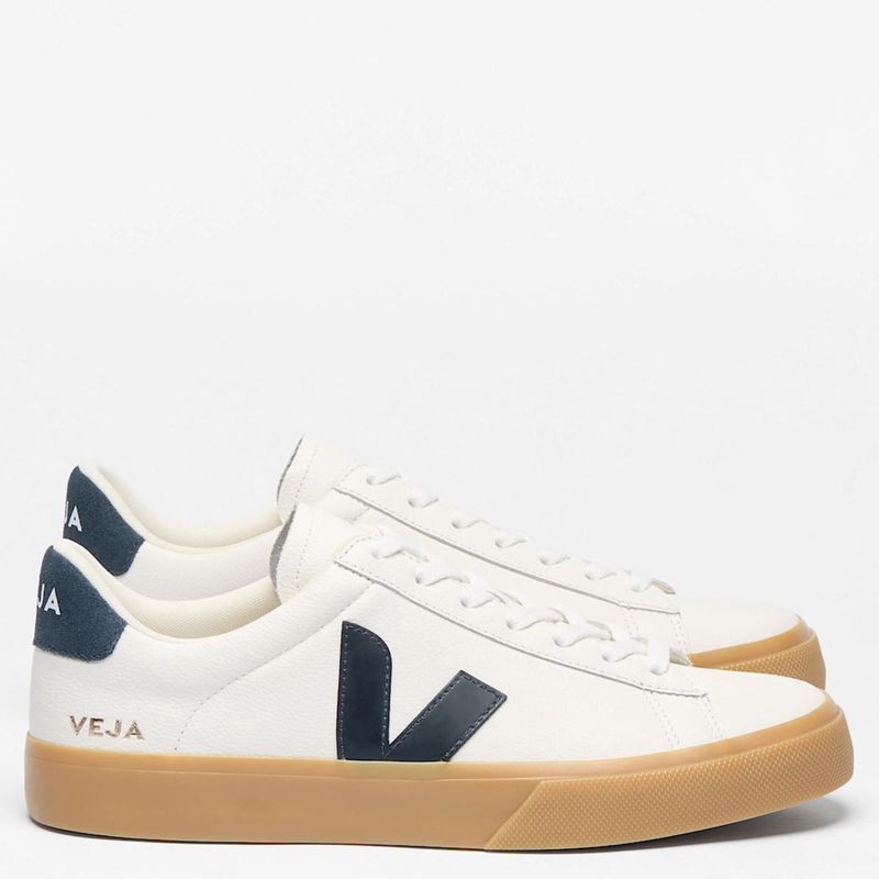 VEJA - Campo Zapatilla Urbana Hombre Cuero Blanco Veja