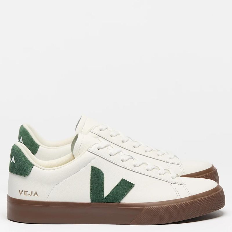 VEJA - Campo Zapatilla Urbana Hombre Cuero Blanco Veja