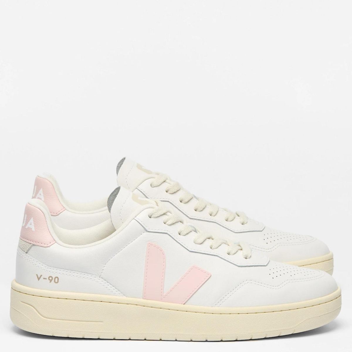 VEJA - V-90 Zapatilla Urbana Mujer Cuero Blanco Veja