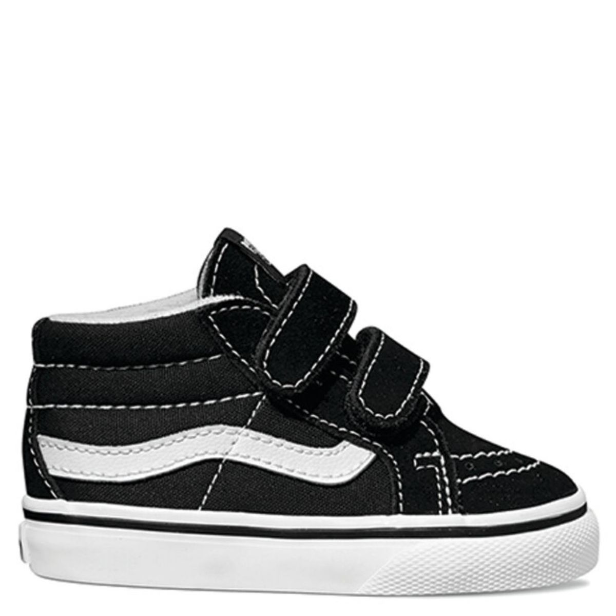 VANS - TD SK8-Mid Reissue V Zapatilla Urbana Unisex Cuero Negro (21 a 24.5) Vans