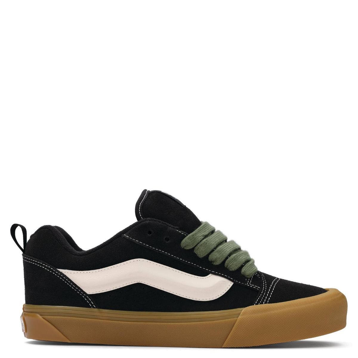 VANS - Knu Skool Zapatilla Urbana Unisex Adulto Cuero Negro Vans