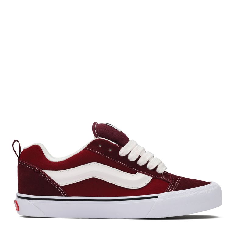 VANS Knu Skool Zapatilla Urbana Mujer Cuero Burdeo