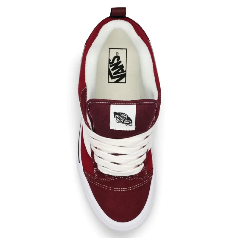 VANS Knu Skool Zapatilla Urbana Mujer Cuero Burdeo Vans