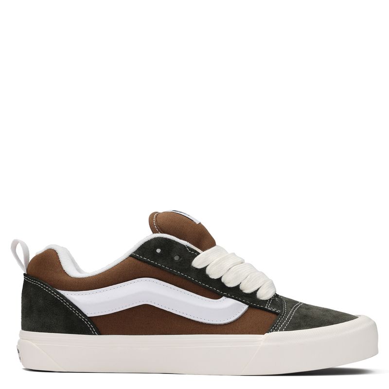 VANS - Knu Skool Zapatilla Urbana Unisex Adulto Cuero Café Vans