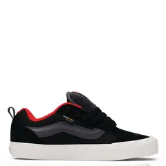 VANS - Knu Skool Zapatilla Urbana Unisex Adulto Cuero Negro