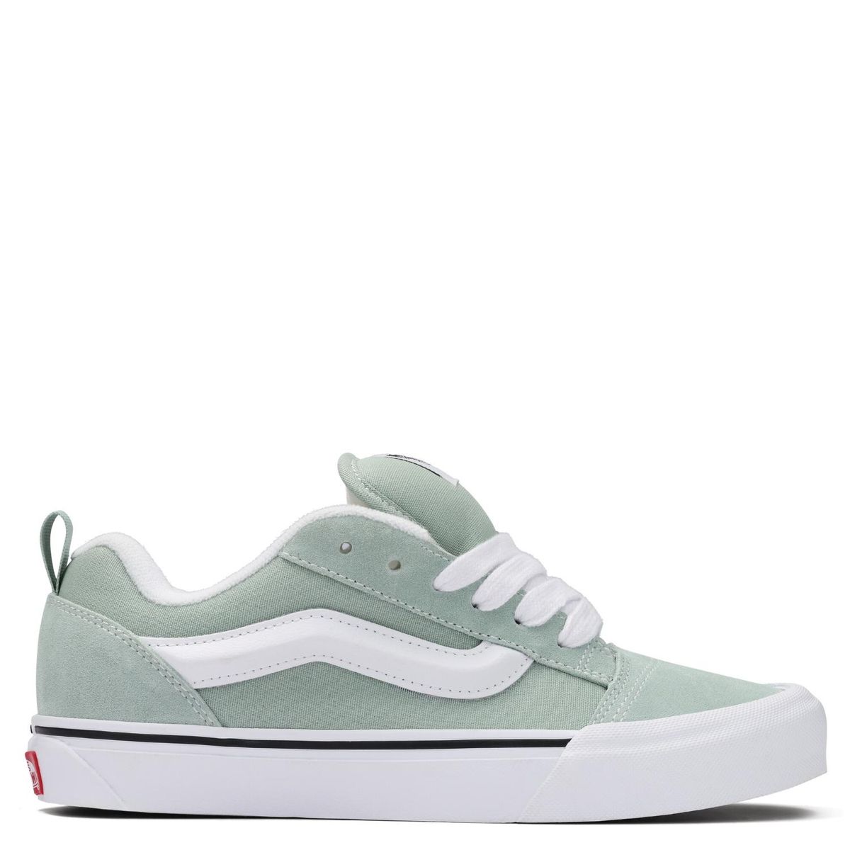 VANS - Knu Skool Zapatilla Urbana Mujer Cuero Verde Vans