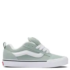 VANS - Knu Skool Zapatilla Urbana Mujer Cuero Verde