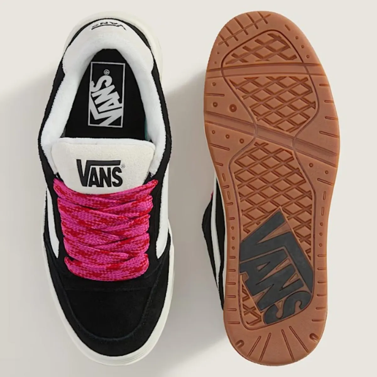VANS - Hylane Zapatilla Urbana Mujer Cuero Negro Vans
