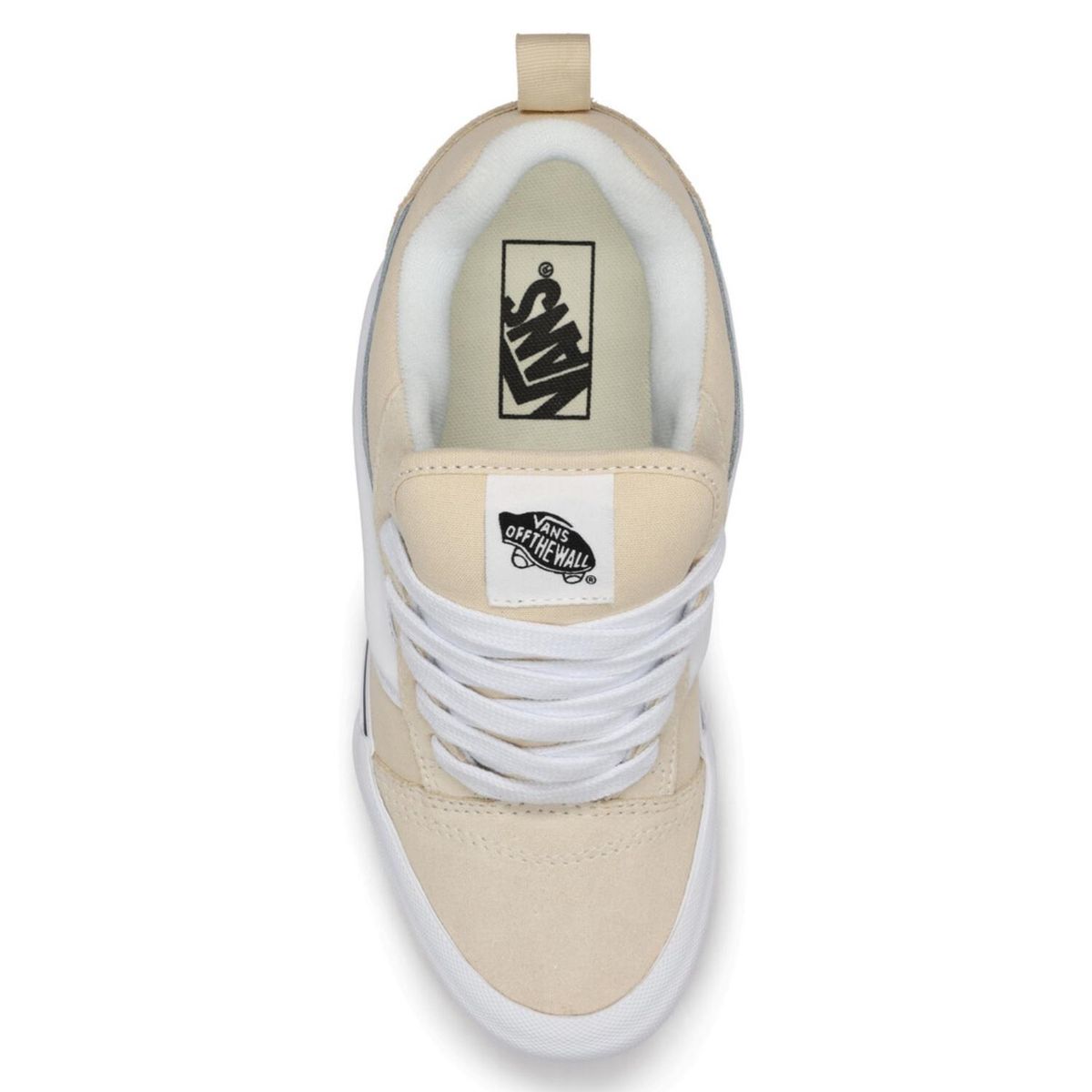 VANS - Knu Skool Zapatilla Urbana Unisex Adulto Cuero Beige Vans