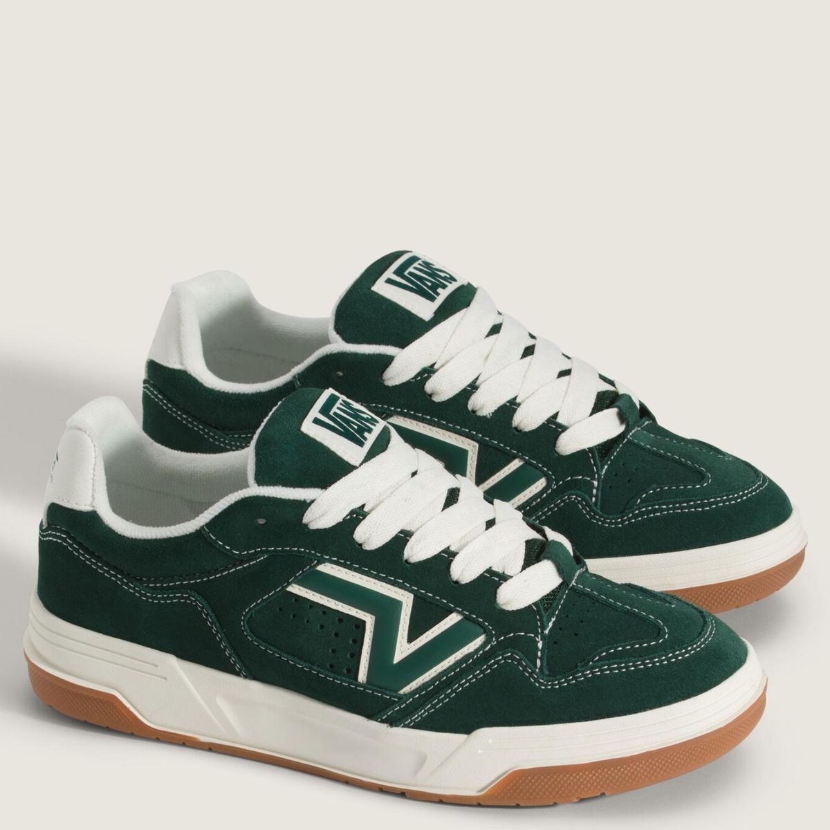 VANS - Upland Zapatilla Urbana Mujer Cuero Verde Vans